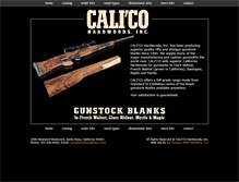 Tablet Screenshot of calicohardwoods.com